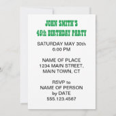 Invitation Saint Guacamole Quelqu'Un Tourne 45 Avocado (Dos)