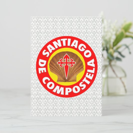 Invitation Saint-Jacques de Compostelle (Debout devant)