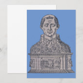 Invitation Saint Januarius de Benevento évêque et martyr (Devant / Derrière)