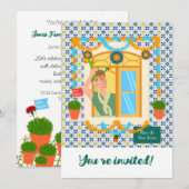 Invitation Saint John Portugais Festa Voisin (Devant / Derrière)