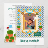 Invitation Saint John Portugais Festa Voisin (Devant / Derrière)