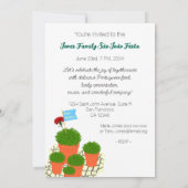 Invitation Saint John Portugais Festa Voisin (Dos)