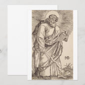 Invitation Saint Jude Thaddée l'Apôtre et Martyr (Devant / Derrière)