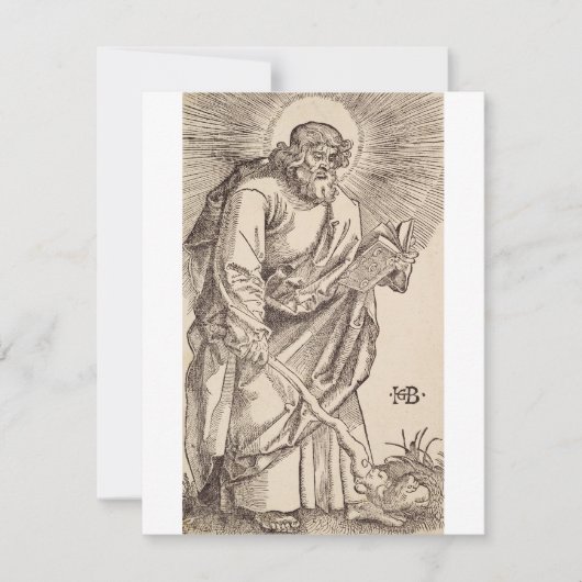 Invitation Saint Jude Thaddée l'Apôtre et Martyr (Devant)