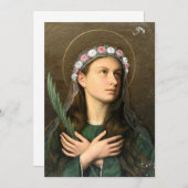 Invitation Saint Maria Goretti (Devant / Derrière)