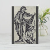 Invitation Saint Martin de Tours Gravure d'art (Debout devant)