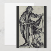 Invitation Saint Martin de Tours Gravure d'art (Devant / Derrière)