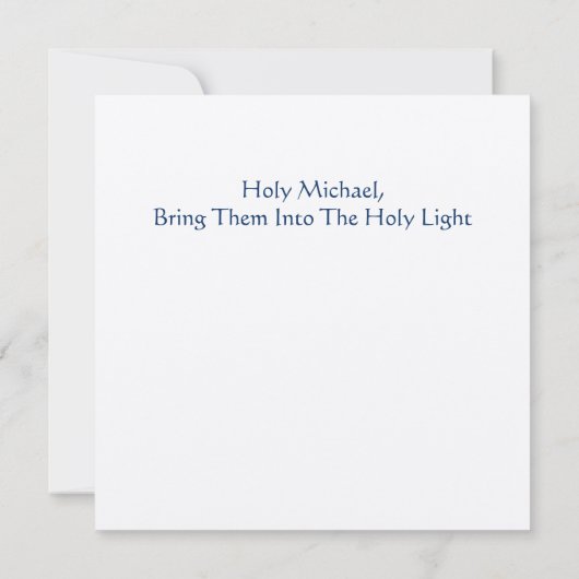 Invitation Saint-Michel (Dos)