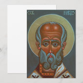 Invitation Saint Nicolas le Thaumaturge (Devant / Derrière)