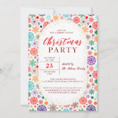 Invitation Saint Noël Nouvel An Douche Brunch Party (Devant)