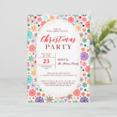 Invitation Saint Noël Nouvel An Douche Brunch Party (Debout devant)