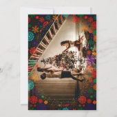 Invitation Saint Noël Nouvel An Douche Brunch Party (Dos)