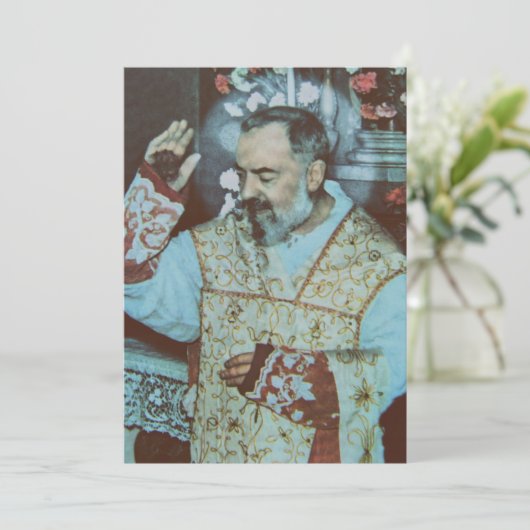 Invitation Saint Padre Pio (Debout devant)
