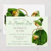 Invitation Saint-Patrick à l'ancienne (Devant / Derrière)
