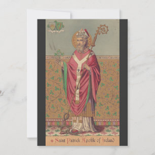 Invitation Saint Patrick Apôtre de l'Irlande