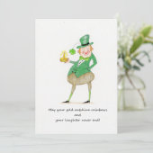 Invitation Saint Patrick's Day (Debout devant)