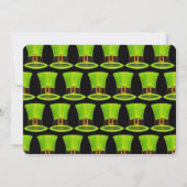 Invitation Saint Patrick's Day Green Leprechaun Tophat Party (Dos)