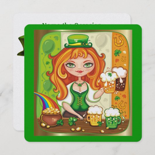 Invitation Saint Patrick's Day - SRF (Devant / Derrière)