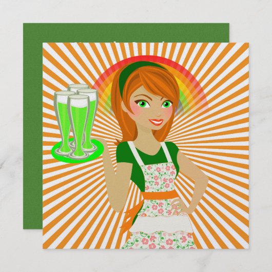 Invitation Saint Patrick's Day - SRF (Devant / Derrière)