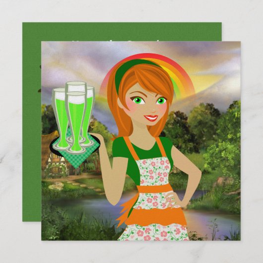 Invitation Saint Patrick's Day - SRF (Devant / Derrière)