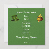 Invitation Saint Patrick's Day - SRF (Dos)