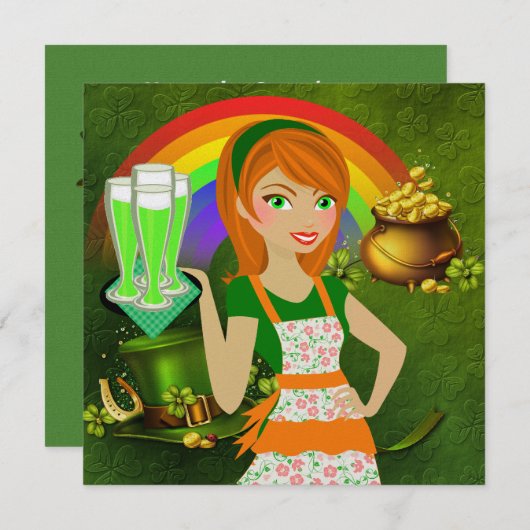 Invitation Saint Patrick's Day - SRF (Devant / Derrière)