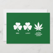 Invitation Saint Patricks Funny Party pour les gars (Devant)