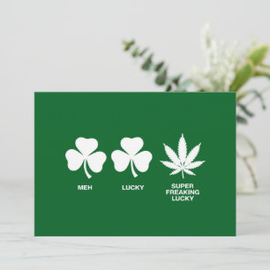 Invitation Saint Patricks Funny Party pour les gars