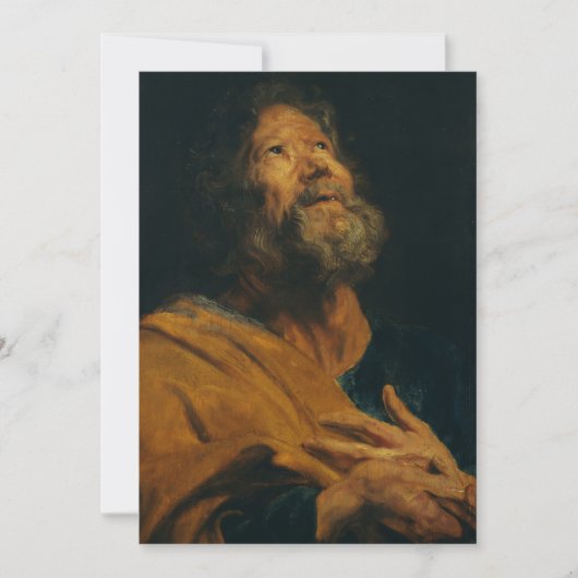 Invitation Saint Pierre par Antoon van Dyck (Devant)