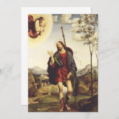 Invitation Saint Roch par Francesco Francia (Devant / Derrière)