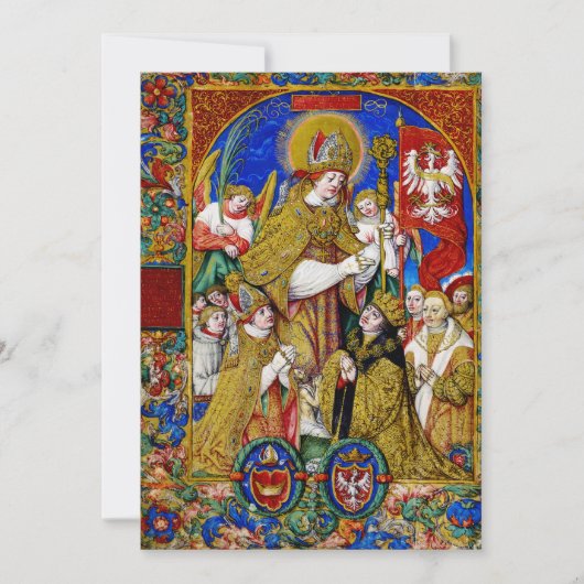 Invitation Saint Stanislas évêque et martyr (Devant)