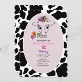 Invitation Saint-Vache 1er anniversaire (Devant / Derrière)