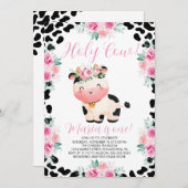 Invitation Saint-Vache Floral 1er anniversaire (Devant / Derrière)