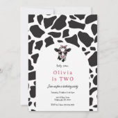 Invitation Saint Vache Fun Anniversaire fête (Devant)