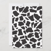 Invitation Saint Vache Fun Anniversaire fête (Dos)