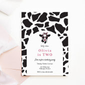 Invitation Saint Vache Fun Anniversaire fête