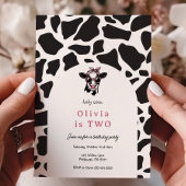 Invitation Saint Vache Fun Anniversaire fête