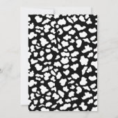 Invitation Saint Vache Je suis une vache fille 1er anniversai (Dos)