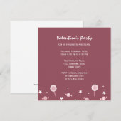 Invitation Saint-Valentin (Devant / Derrière)