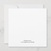 Invitation Saint-Valentin (Dos)