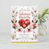 Invitation Saint Valentin (Debout devant)