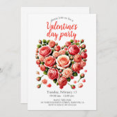 Invitation Saint Valentin (Devant / Derrière)