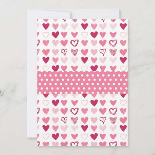 Invitation Saint-Valentin Anniversaire Notre Petit Chéri (Dos)