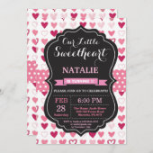 Invitation Saint-Valentin Anniversaire Notre Petit Chéri (Devant / Derrière)