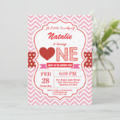 Invitation Saint Valentin Anniversaire Notre Petite Amoureuse (Debout devant)