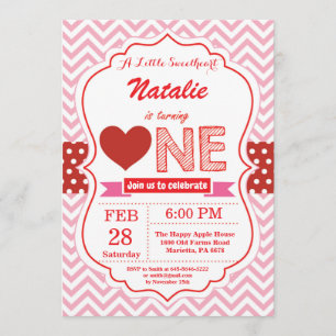 Invitation Saint Valentin Anniversaire Notre Petite Amoureuse
