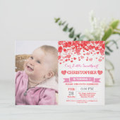 Invitation Saint Valentin Anniversaire Notre Petite Amoureuse (Debout devant)