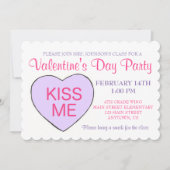 Invitation Saint Valentin Candy Conversation Coeur (Devant)