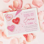 Invitation Saint Valentin Cookie décorer fête d'anniversaire