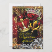 Invitation Saint-Valentin - Danse du bal de fin d'année (Devant)